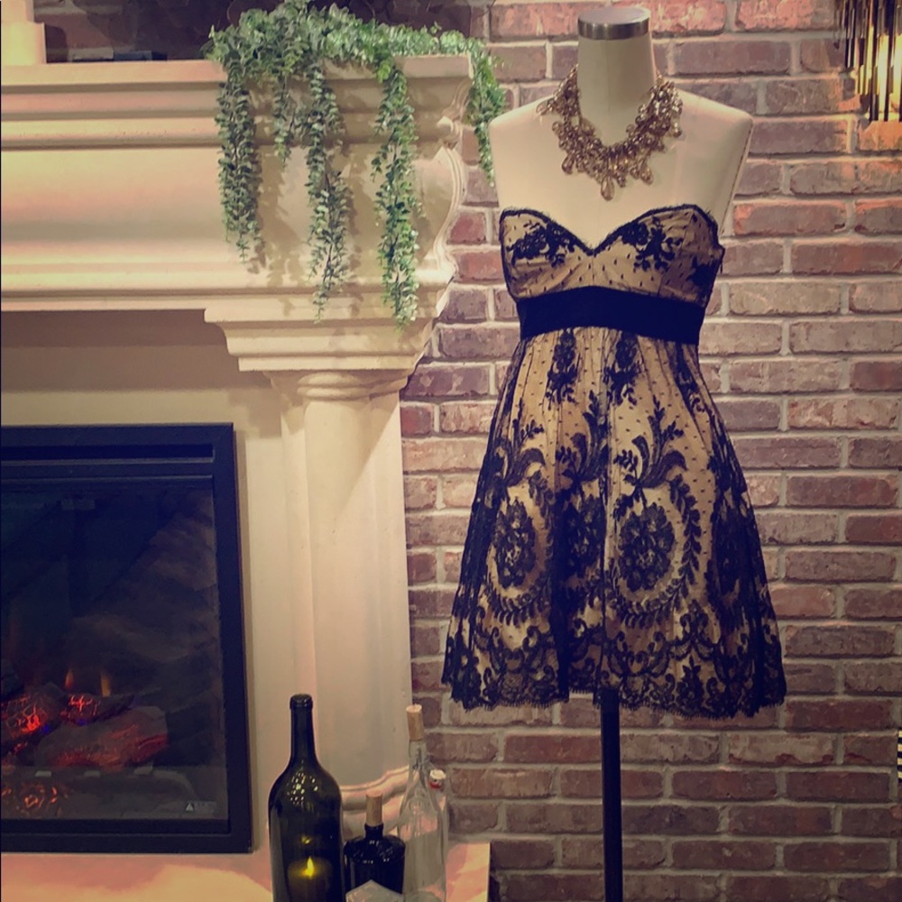 Basix Lace Mini Dress